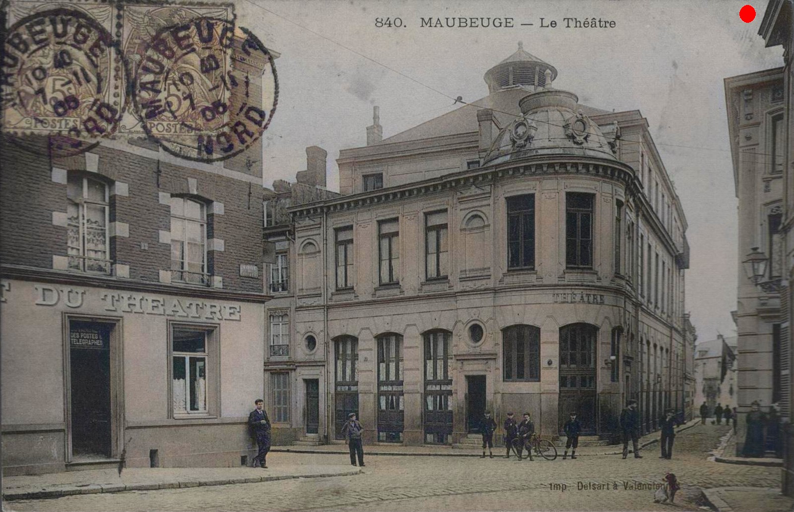 Cartes postales anciennes de Maubeuge, le théâtre
