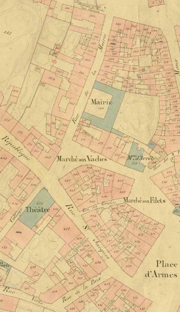 Cartes postales anciennes de Maubeuge, le cadastre