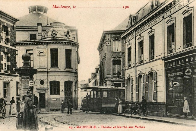 Cartes postales anciennes de Maubeuge, le théâtre