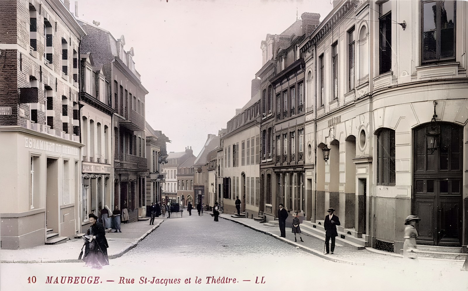 Cartes postales anciennes de Maubeuge, rue st Jacques