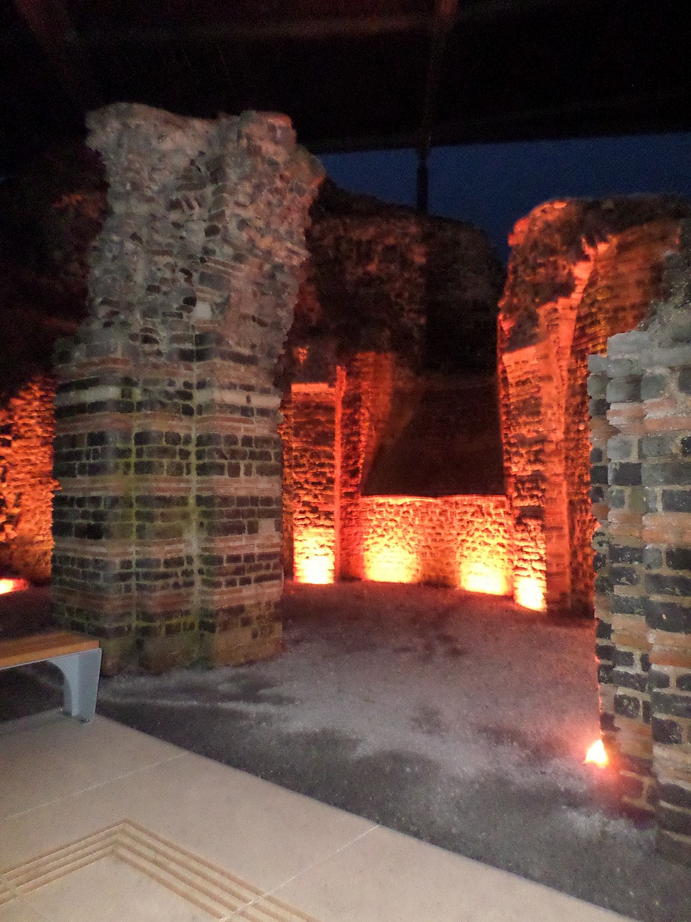 Forum Antique de Bavay, visite nocturne