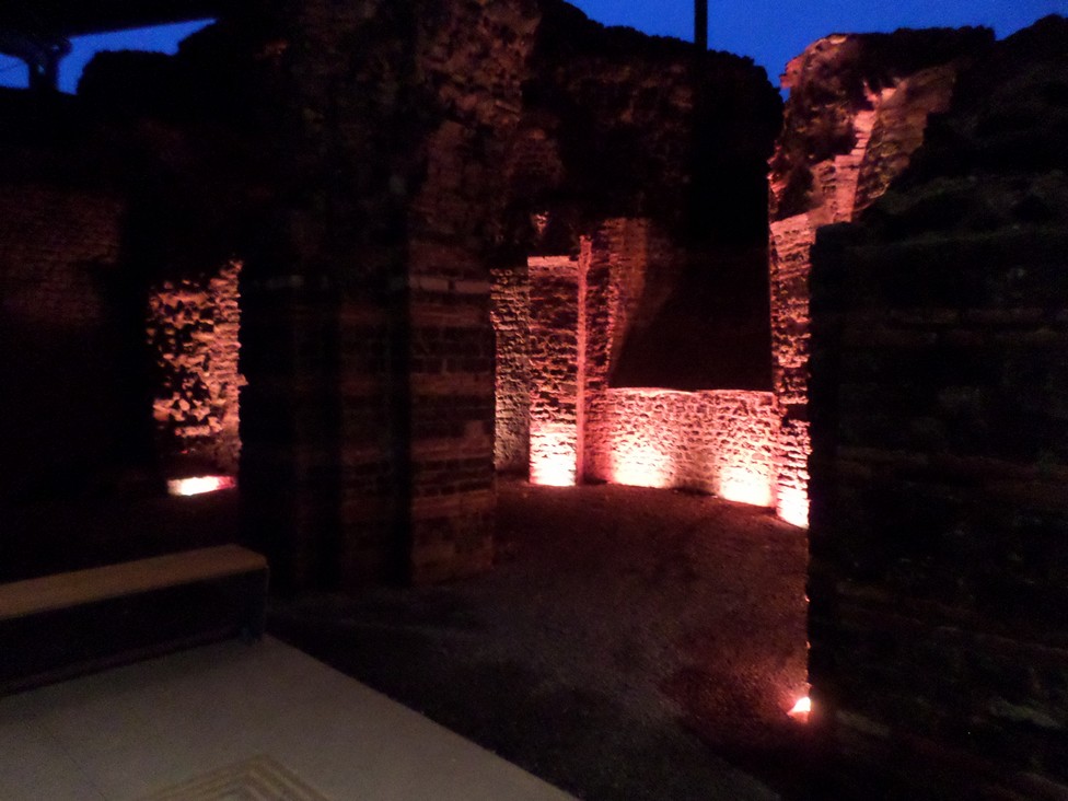 Forum Antique de Bavay, visite nocturne