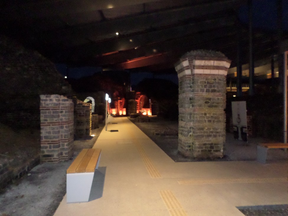 Forum Antique de Bavay, visite nocturne