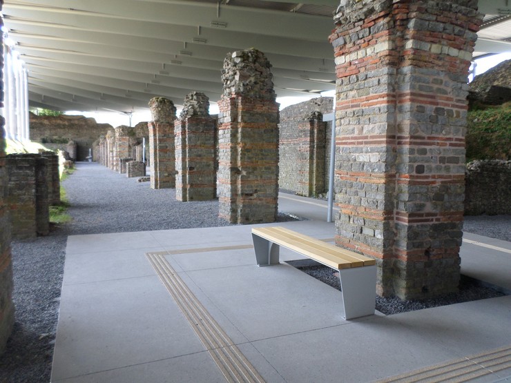 Forum Antique de Bavay, les vestiges romains.