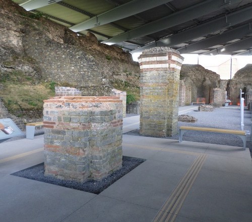 Forum Antique de Bavay, les vestiges romains.