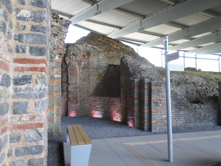 Forum Antique de Bavay, les vestiges romains.