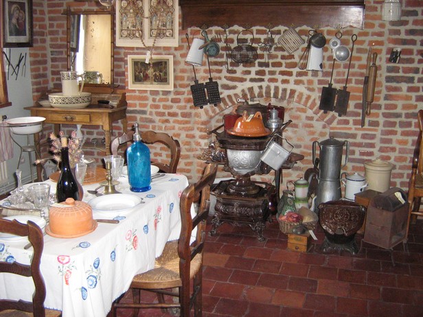 Musée des Evolutions à Bousies, la cuisine d'antan