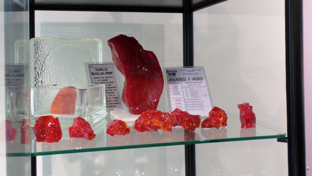 Musée de Boussois, blocs de verre