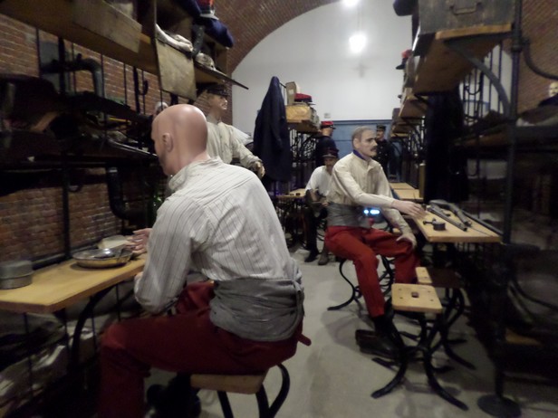 Musée du Fort Leveau à Feignies: Reconstitution d'une chambrée
