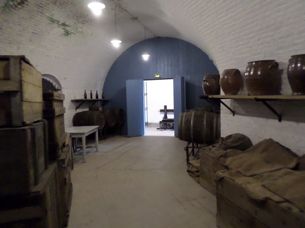 Fort Leveau à Feignies, le magasin à vivres.
