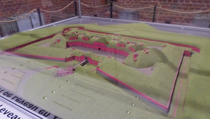 Maquette du Fort Leveau à Feignies.