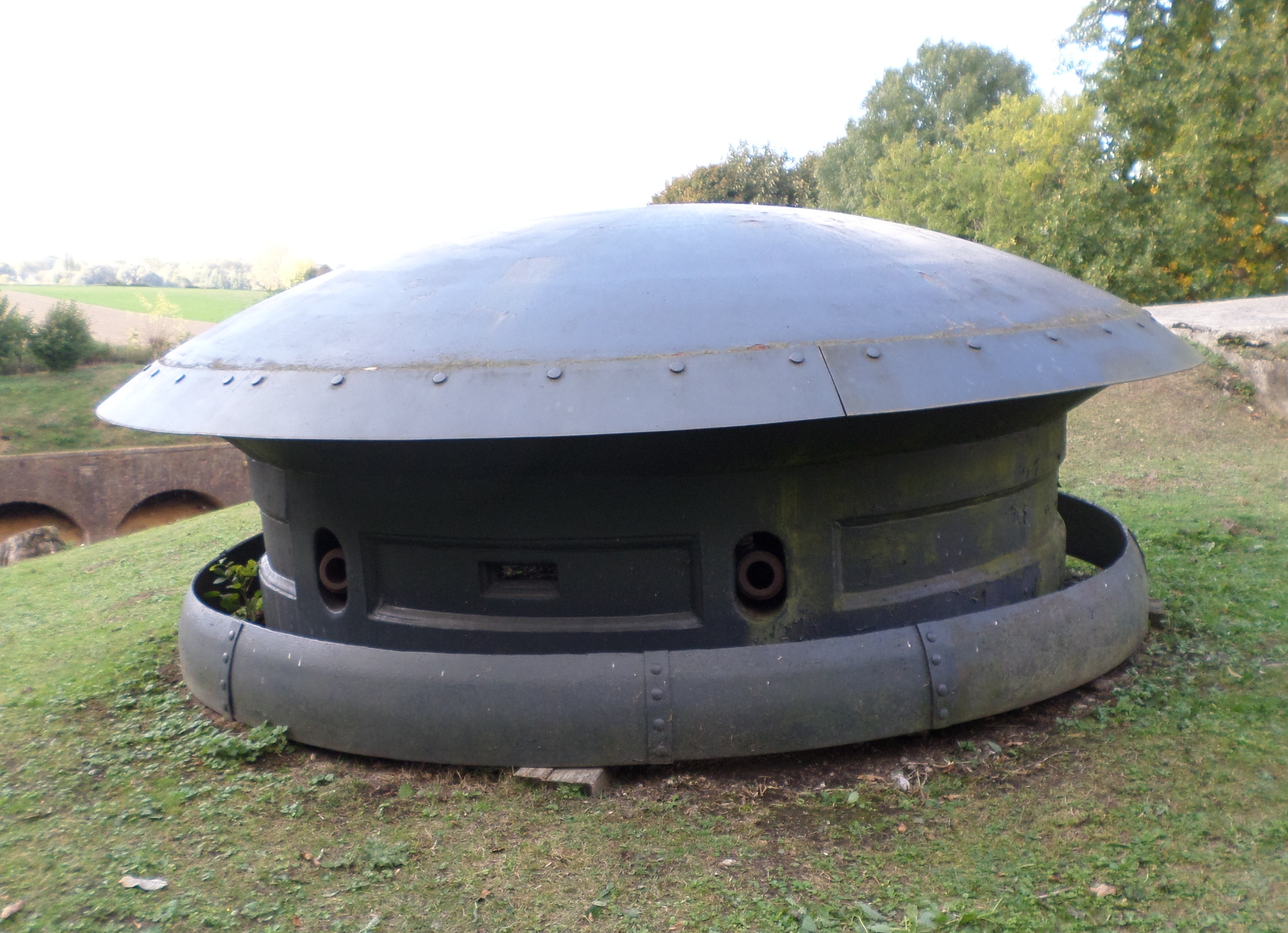 Musée du Fort Leveau à Feignies: Tourelle.