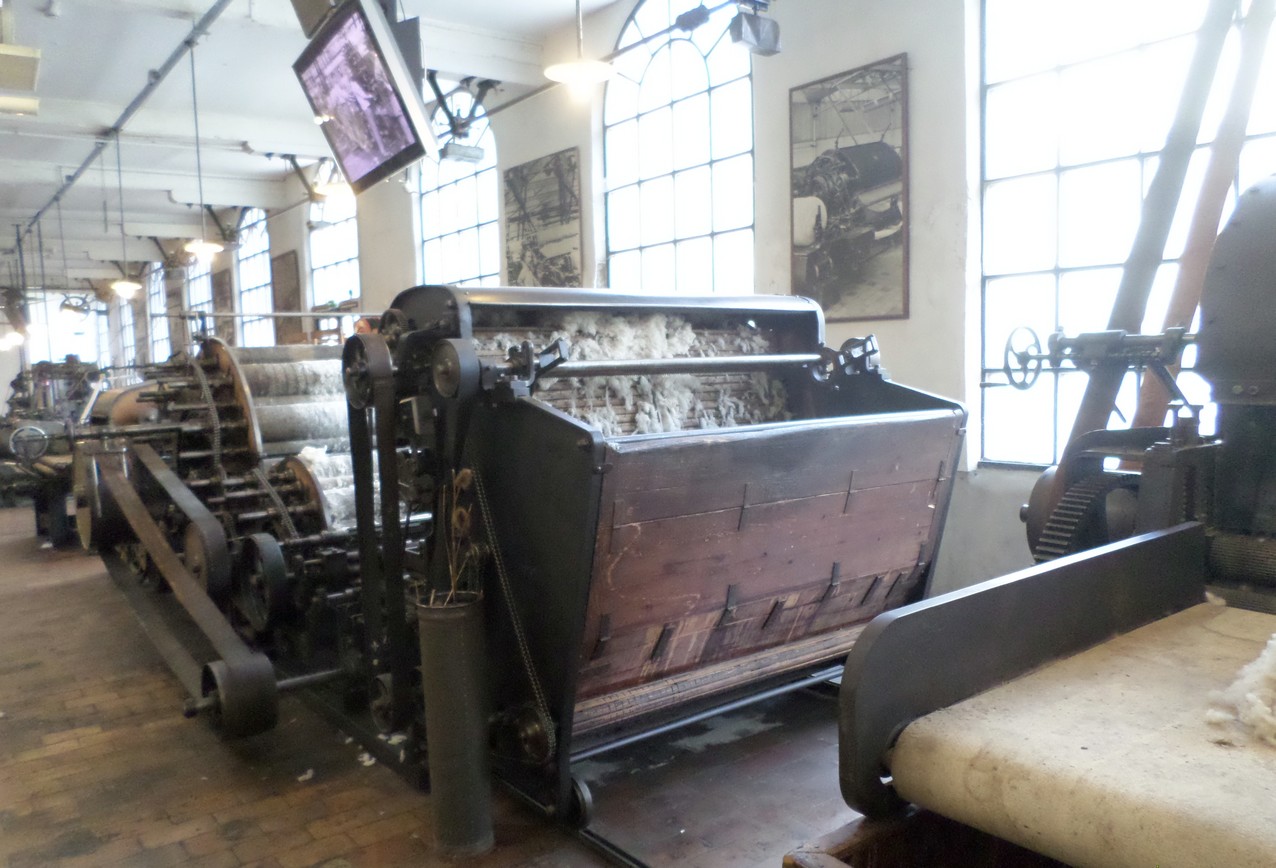 Écomusée de l'Avesnois, Musée du Textile et de la Vie Sociale de Fourmies, machine textile.
