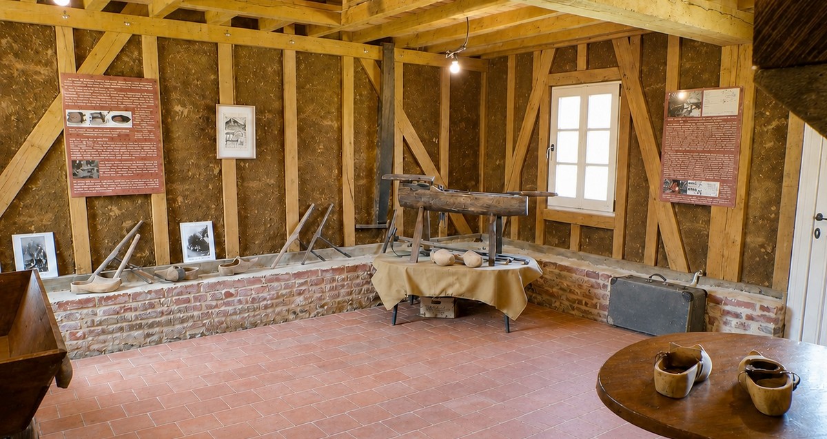 La Maison du Sabotier à Jolimetz, espace exposition
