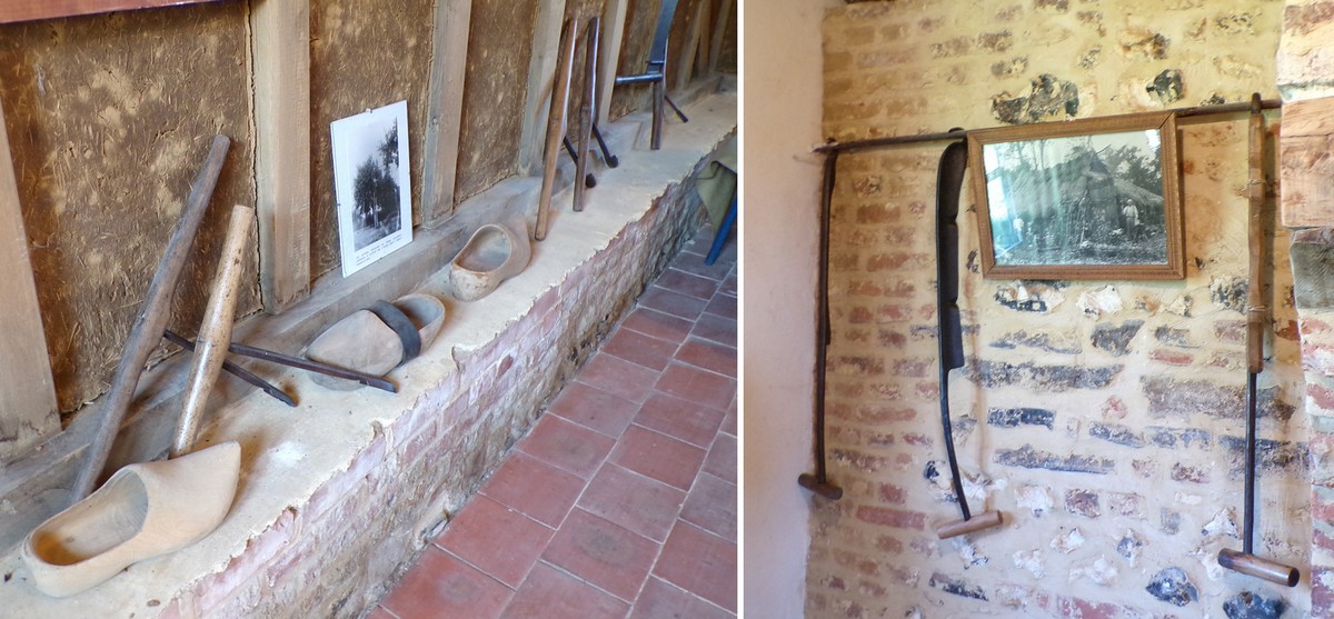 La Maison du Sabotier à Jolimetz, outils