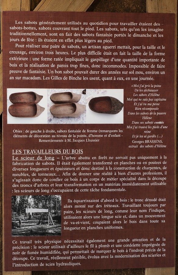 La Maison du Sabotier à Jolimetz, panneaux