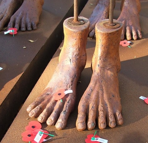 Le Quesnoy, le musée néo-zélandais, sculpture