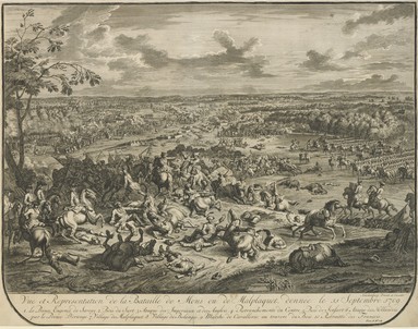 Bataille de Malplaquet - estampe