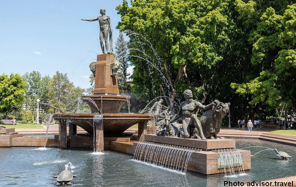 Apollon, fontaine de Sydney