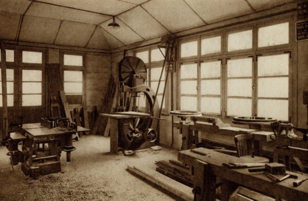 Musée du Sanatorium de Felleries-Liessies, atelier de menuiserie