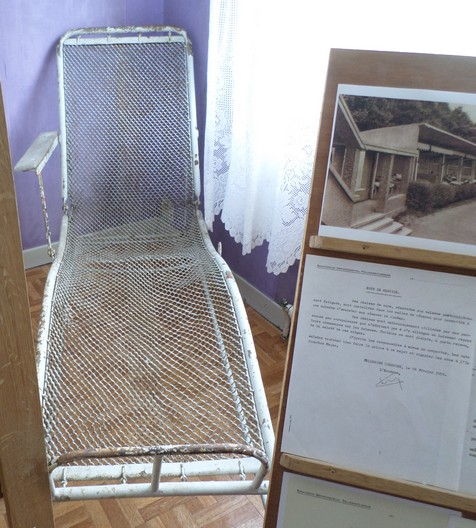 Musée du Sanatorium de Felleries-Liessies, chaise de cure.