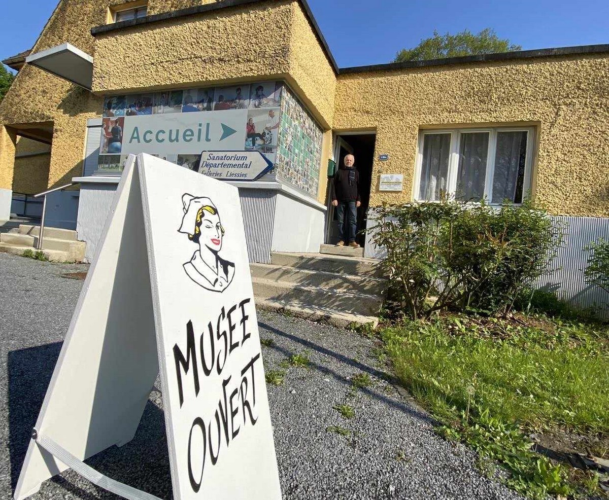 Musée du Sanatorium de Felleries-Liessies, entrée du musée.