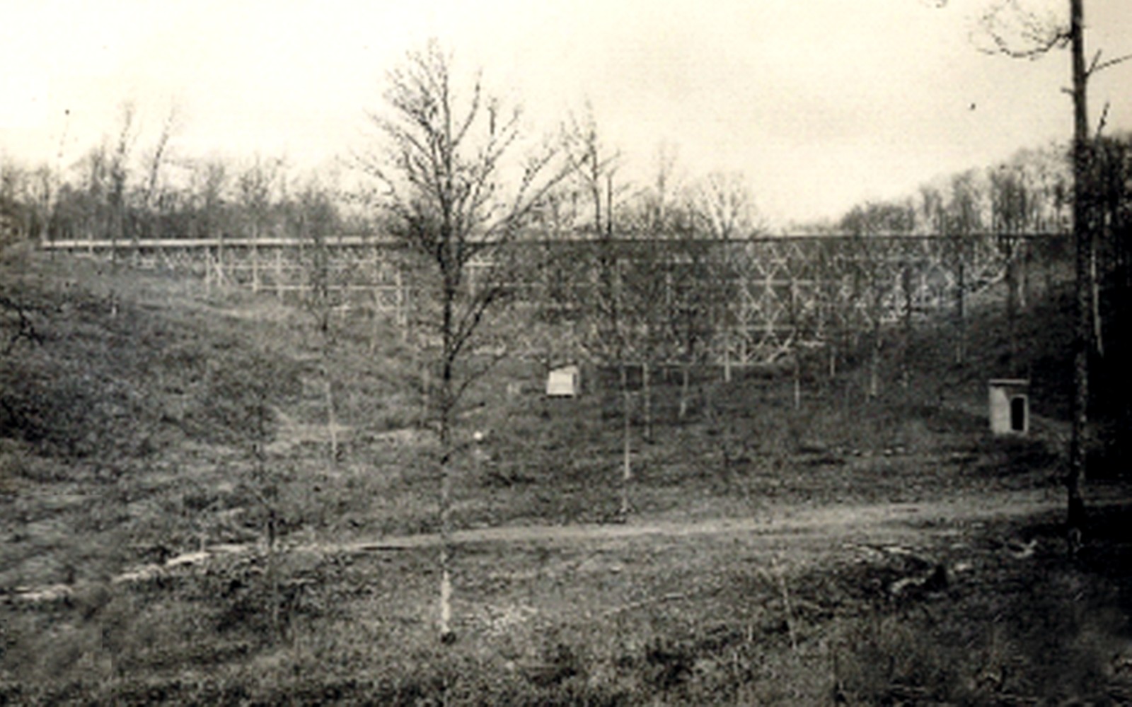 Musée du Sanatorium de Felleries-Liessies, passerelle.