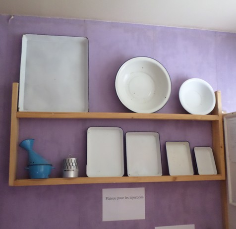 Musée du Sanatorium de Felleries-Liessies, plateaux.
