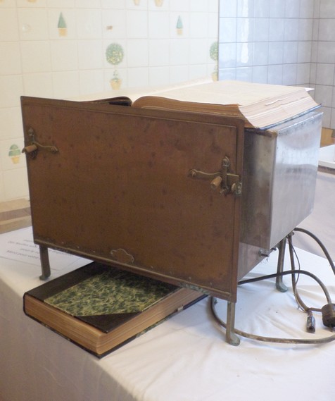 Musée du Sanatorium de Felleries-Liessies, stérilisateur.