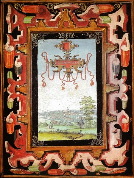 Neuville en Avesnois sur les albums de Croÿ.
