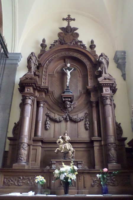 Eglise d'Ohain, retable.