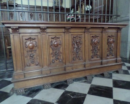 Eglise d'Ohain, les stalles.