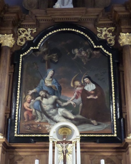 Tableau dans l'église d'Orsinval.