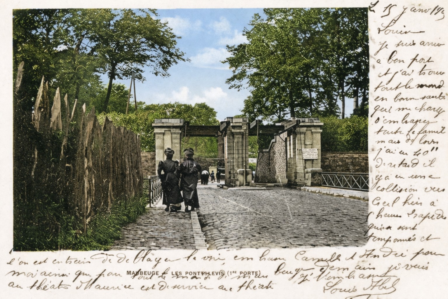 Pont-levis de la demi-lune de la Porte de France