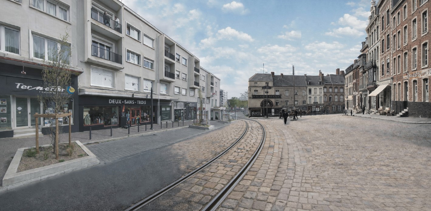 Place Mabuse et angle des Magasins Réunis