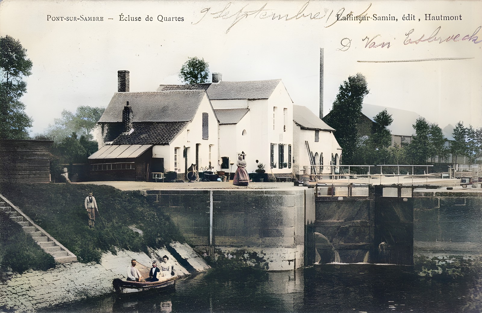 Ecluse de Quartes à Pont sur Sambre