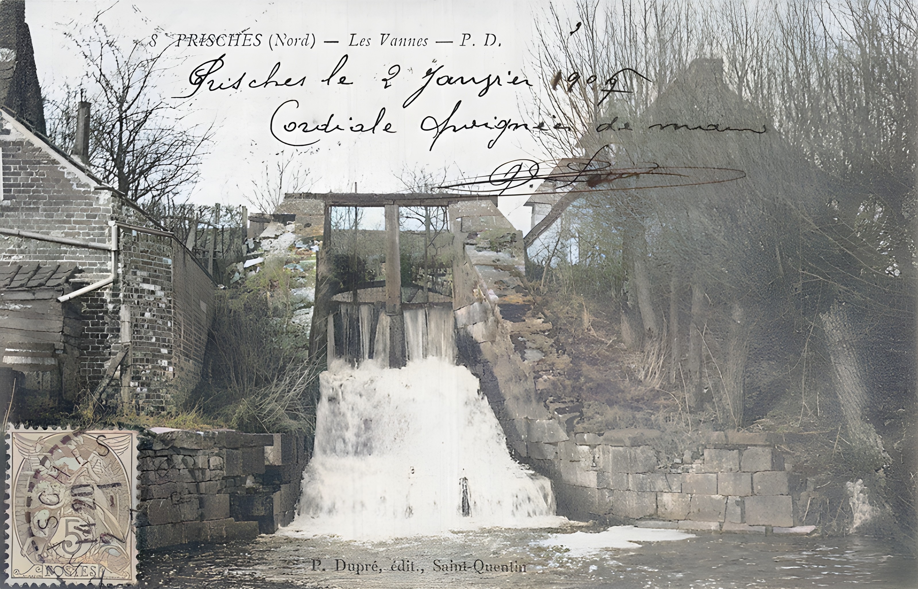 Prisches, ancien moulin