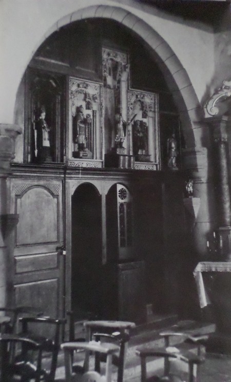 Ancien confessionnal de l'église de Quiévelon