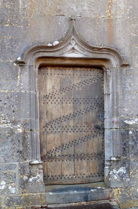 Eglise de Ramousies, porte latérale