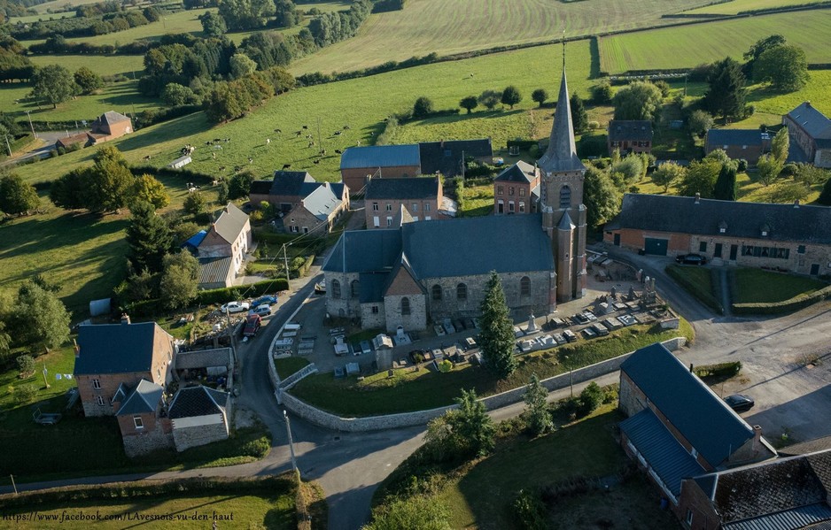 Vue aérienne de Ramousies.