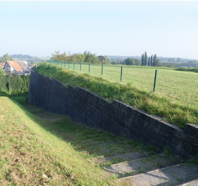 Les remparts d'Avesnes sur Helpe.