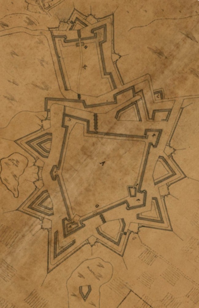 Remparts de Landrecies, plan.