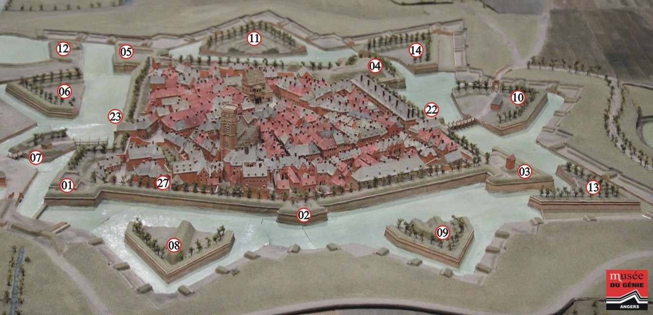 Remparts de Landrecies, plan relief.