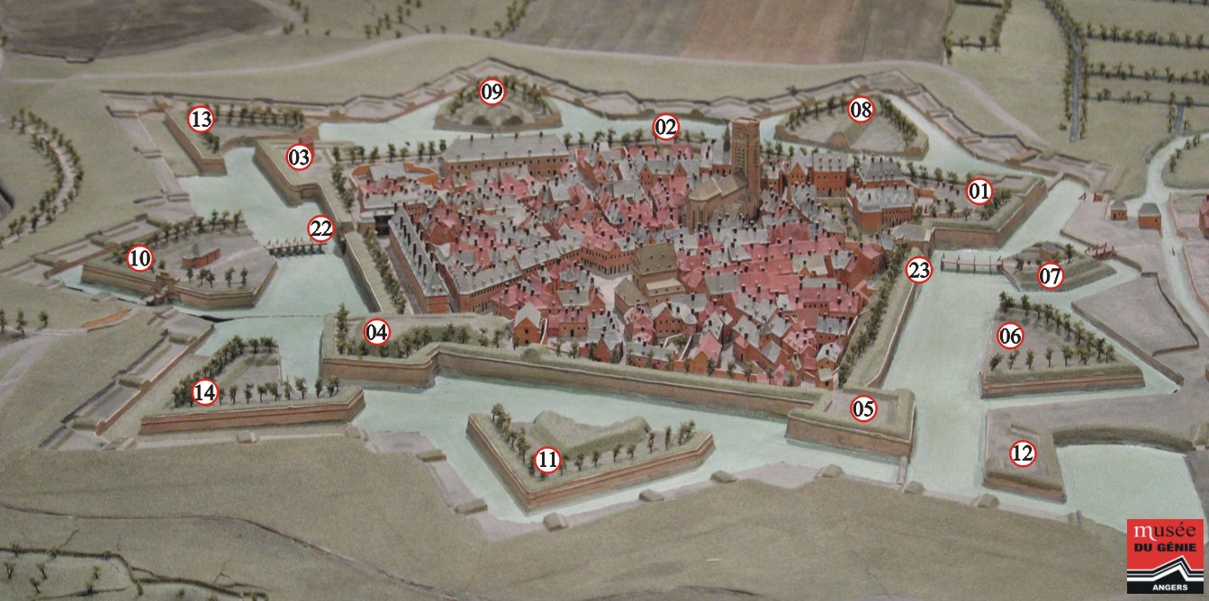 Remparts de Landrecies, plan relief.