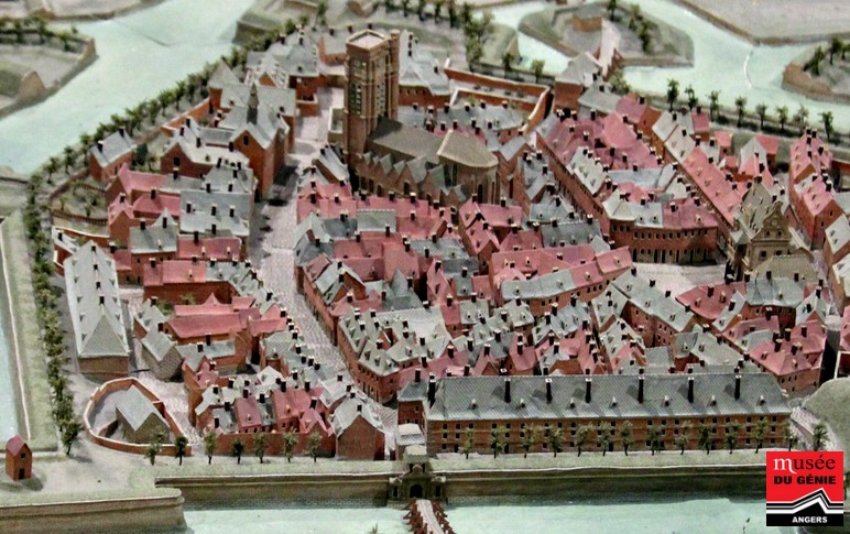 Remparts de Landrecies, plan relief