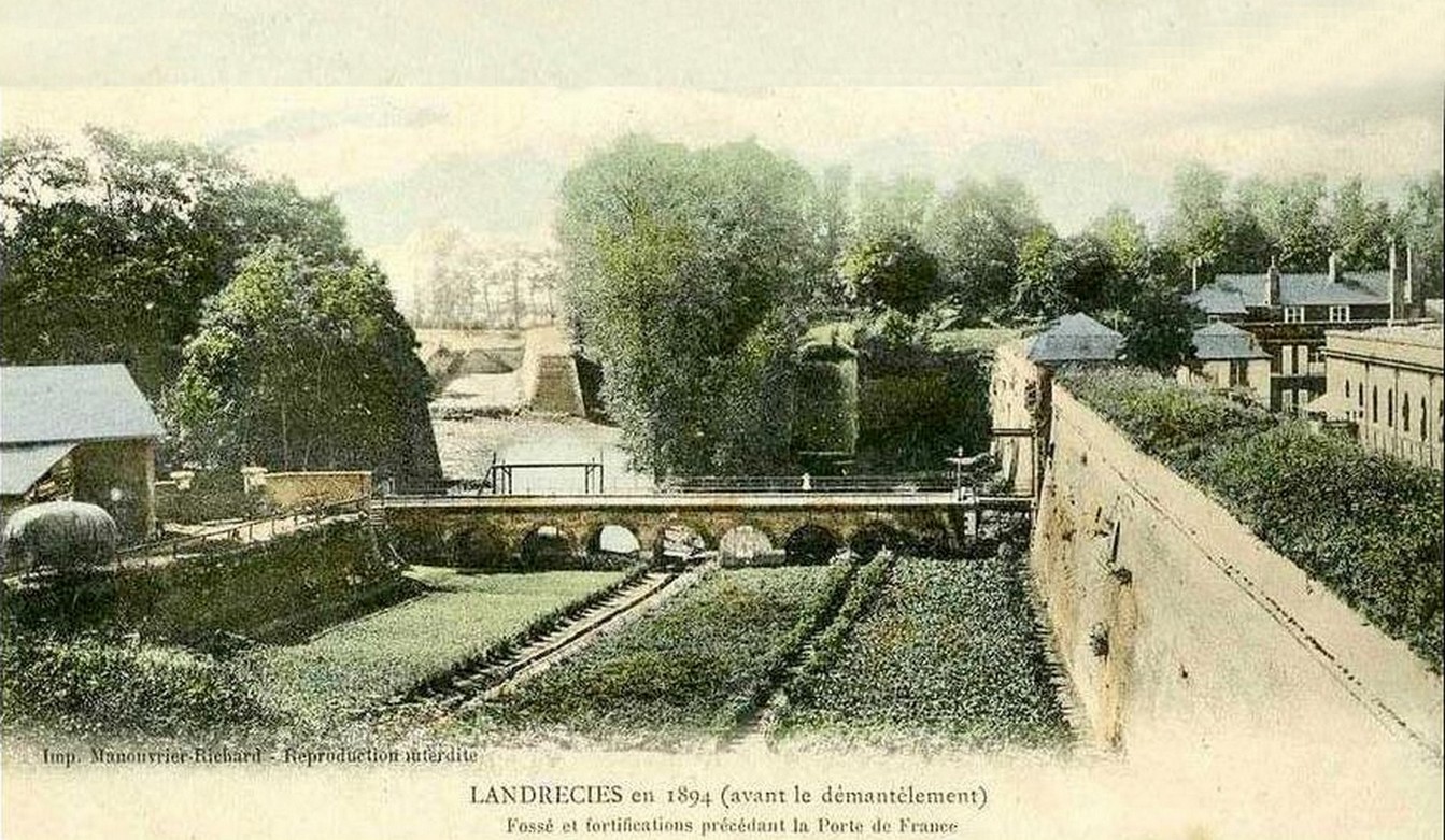 Remparts de Landrecies, fossé de la porte de France