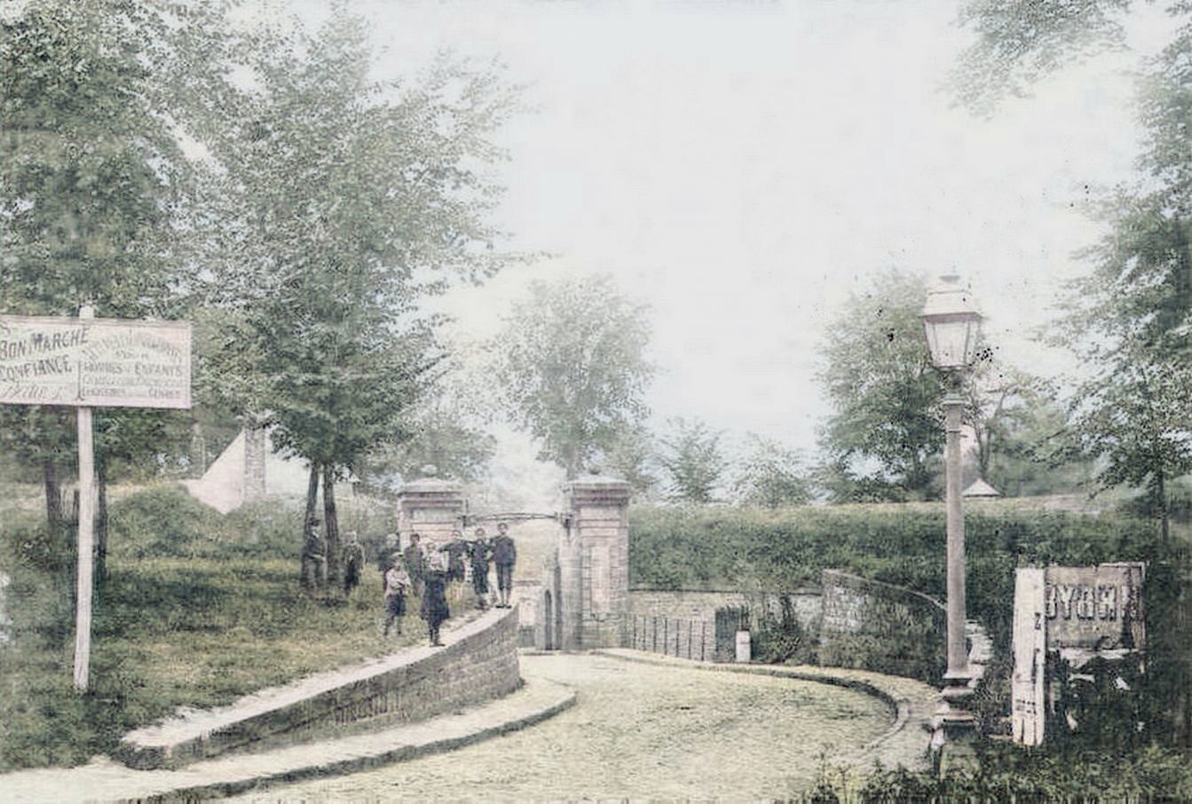 Remparts de Landrecies, Entrée par la demi-lune de la basse ville