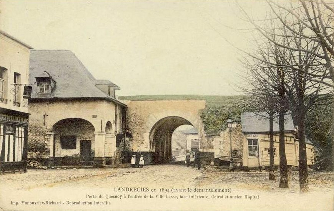 Remparts de Landrecies, sortie de la ville basse