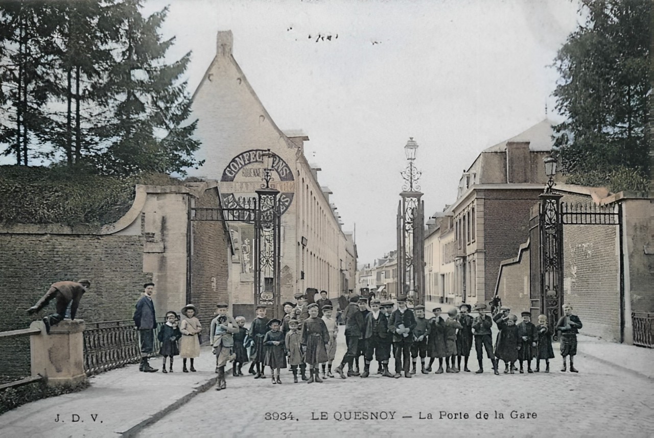 Le Quesnoy, La porte Flamengrie coté gare