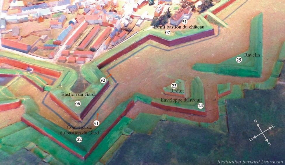 Le Quesnoy, Contregarde neuve du bastion du Gard